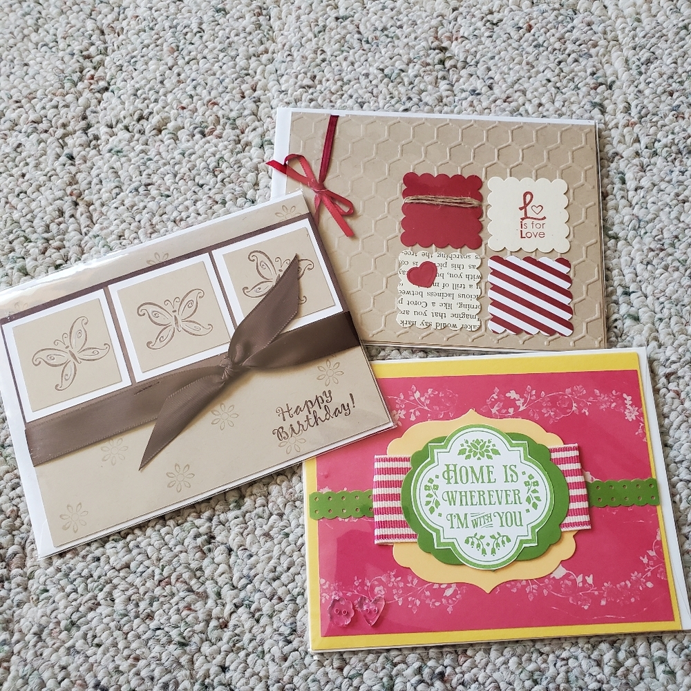 3 Handmade Cards